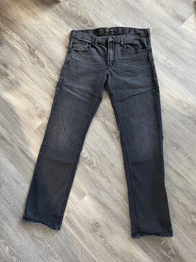 Men’s Silver Eddie Jeans, Black, W34/L34